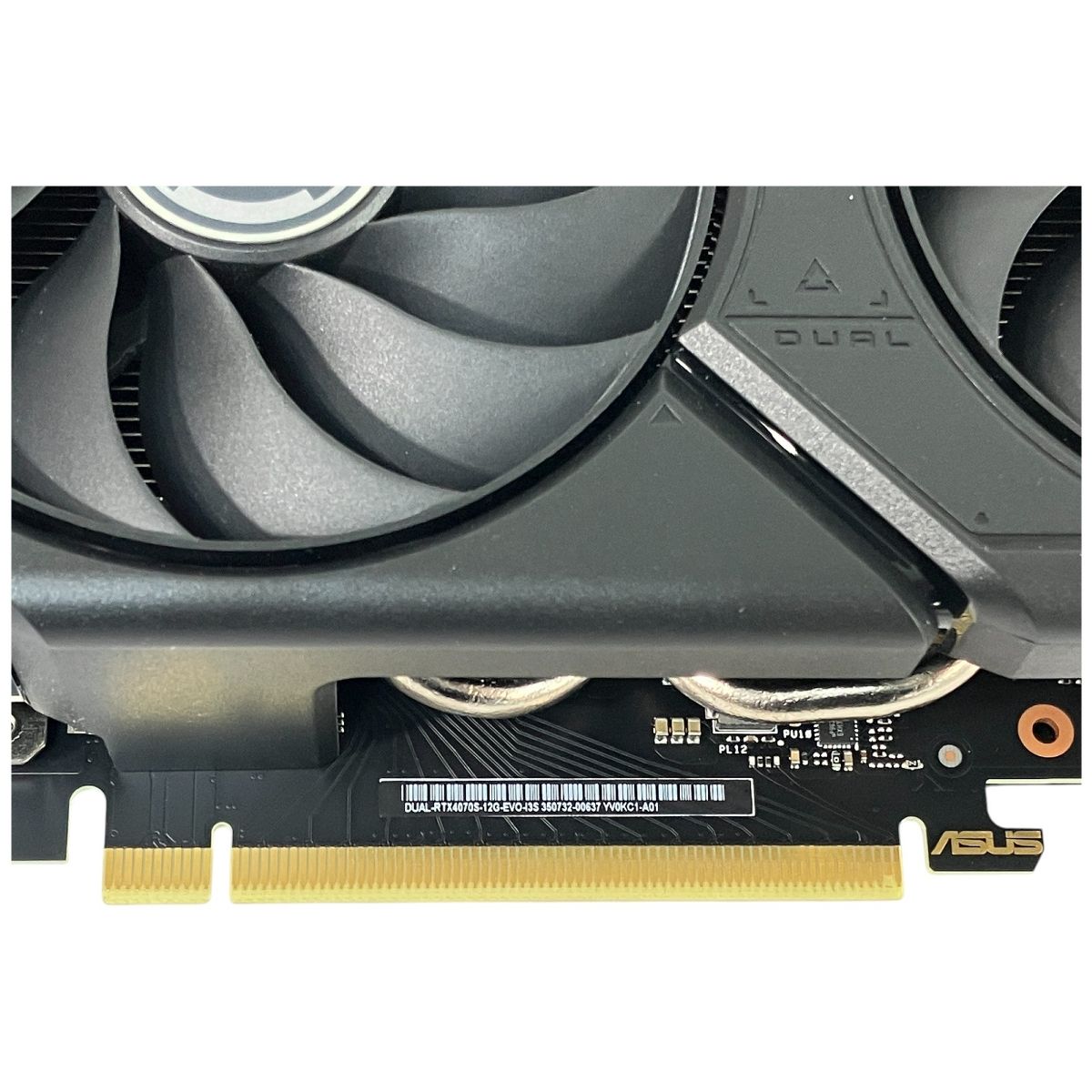 ジャンク ASUS GeForce RTX DUAL-RTX4070S-12G-EVO グラフィック