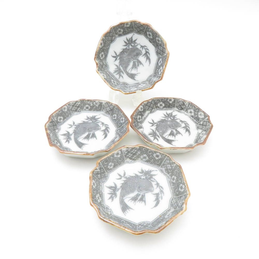 古伊万里 他豆皿 4点 有田焼 古伊万里 豆皿 4枚 7.5cmプレート 小皿 セット SY13099R1