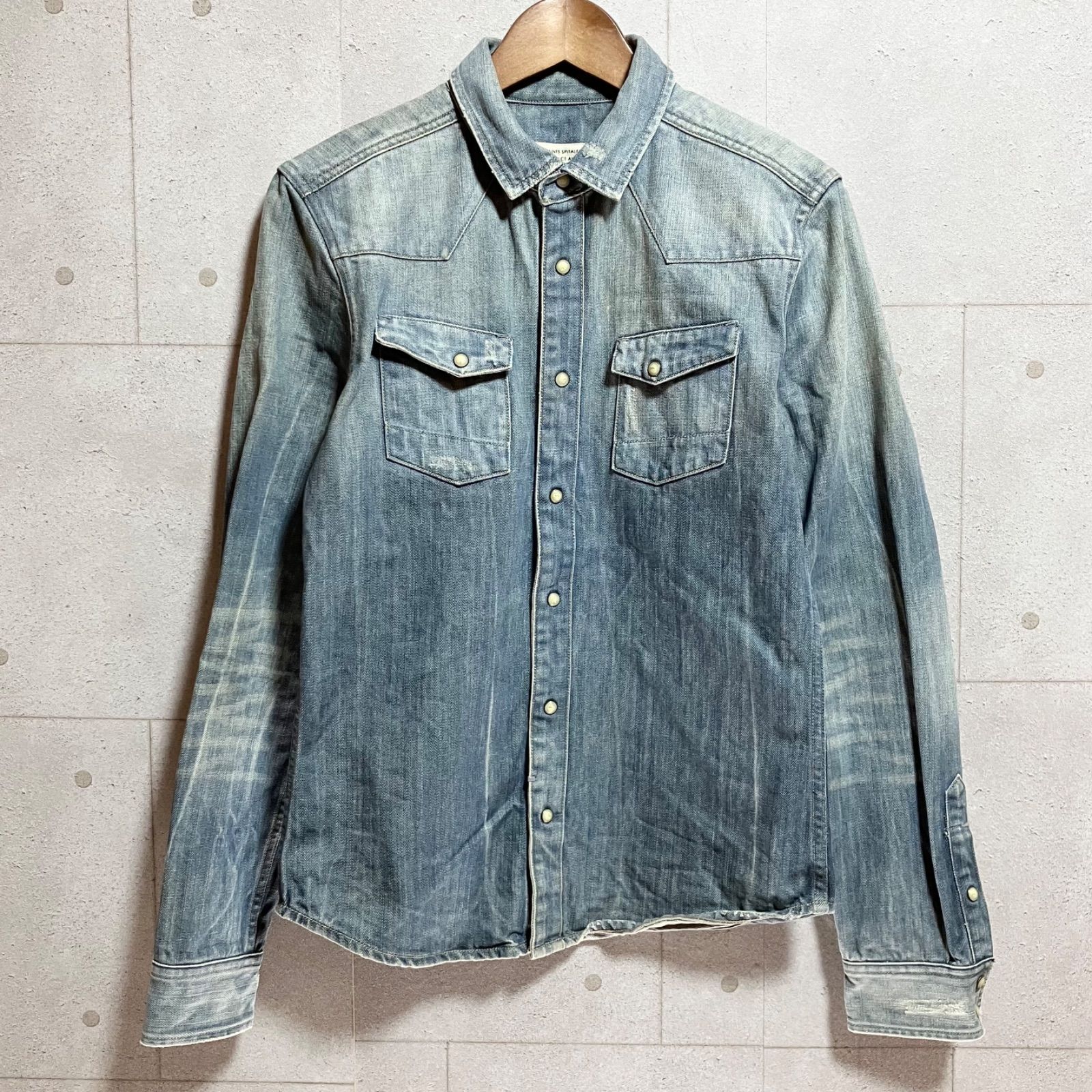 ALLSAINTS オールセインツ デニムシャツ 長袖 トップス ウエスタン S 