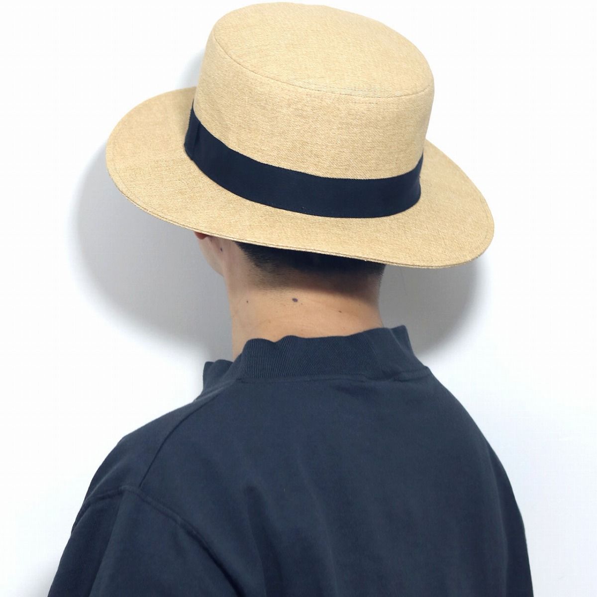 PRADA プラダ　麦わら帽子 ブラックとベージュ PRADA プラダ 麦わら帽子 ブラックとベージュ （ベージュ系