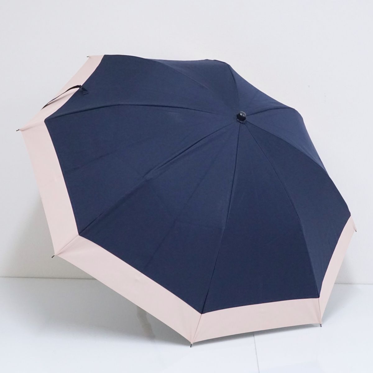 ロサブラン　芦屋　折り畳み日傘　黒 ロサブラン 日傘 完全遮光 折りたたみ フリル uv 晴雨兼用 軽量