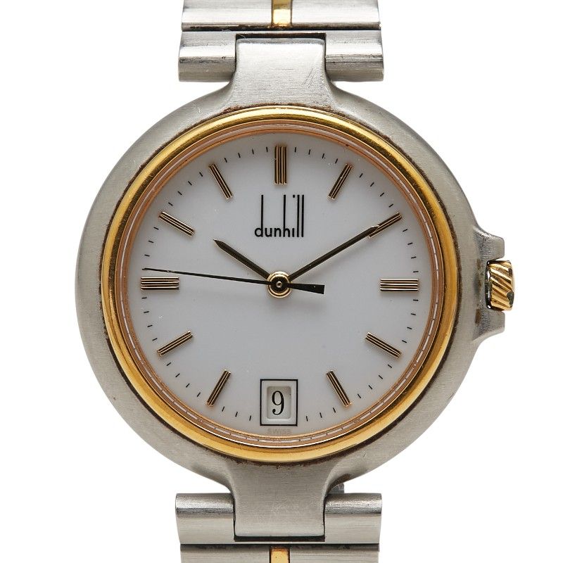 ダンヒル ミレニアム シルバー ゴールド ステンレススチール メッキ レディース Dunhill 1-0234314