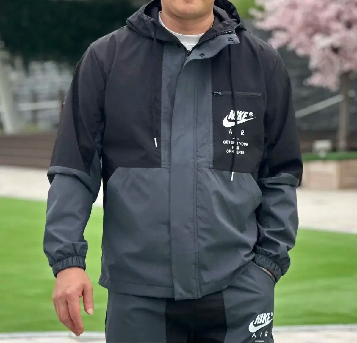 NIKE ナイキ スポーツウェア 裏地なし フル ジップアップ トレーニングウエア セット