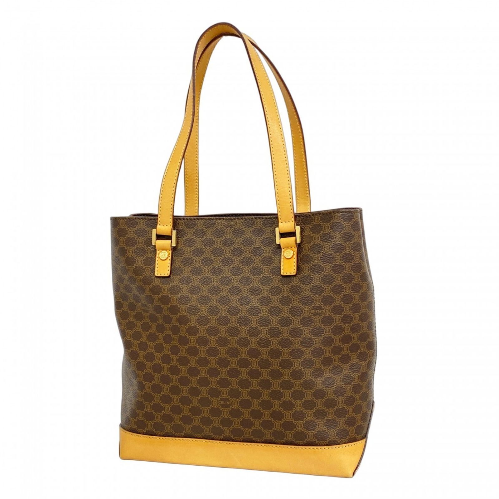 CELINE(セリーヌ) トートバッグ - ブラウン×ダークブラウン