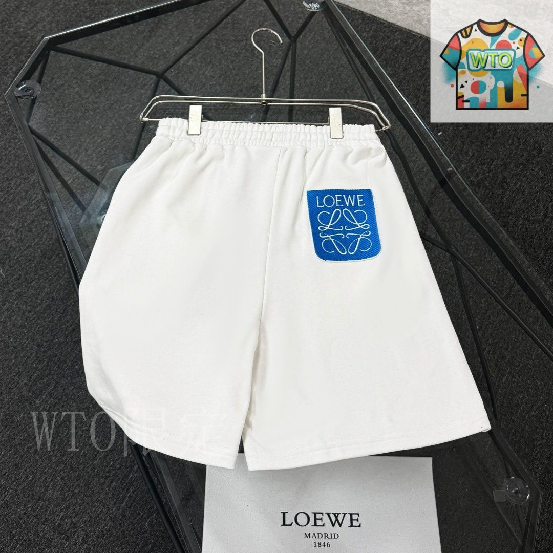 LOEWE サイクリングショーツ ロゴ パープル関税送料込国内配送 LOEWE
