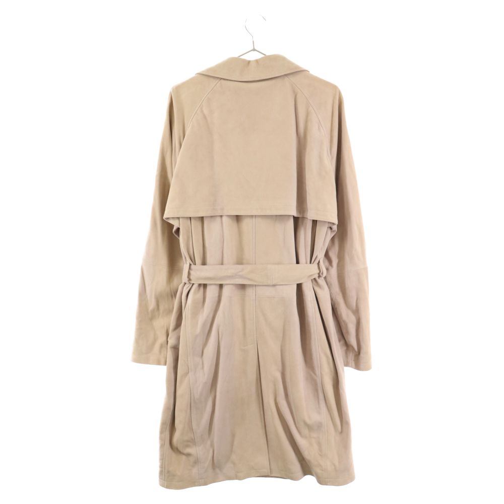 EMMETI (エンメティ) ゴート スキン スエード トレンチコート ベージュ 