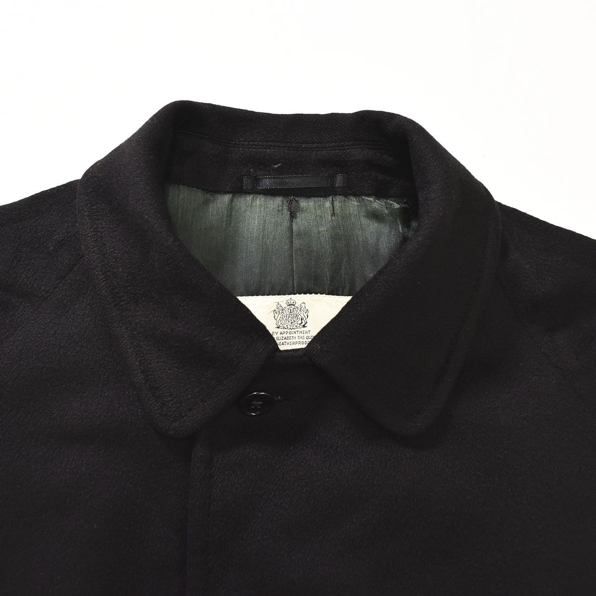 70s 80s Aquqscutum ピュアカシミヤコート ピュアカシミヤ ステンカラーコート