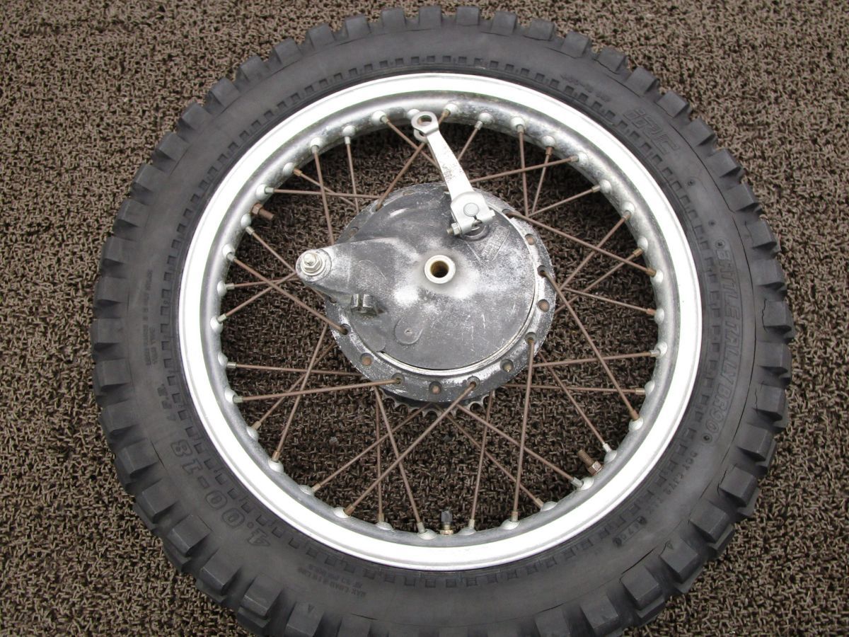 TS250 TAKASAGO リアホイール スプロケット □A6980 ブレーキドラム TS2504 スズキ TS2504 キャブ車 動画有