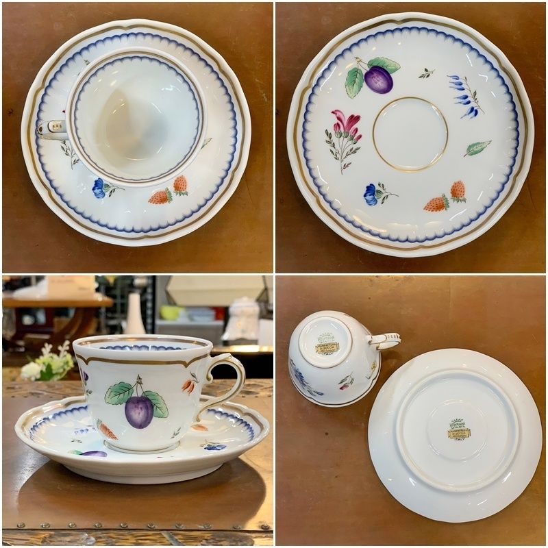 ジノリ1735／リチャードジノリ デミタスカップ＆ソーサー 1客