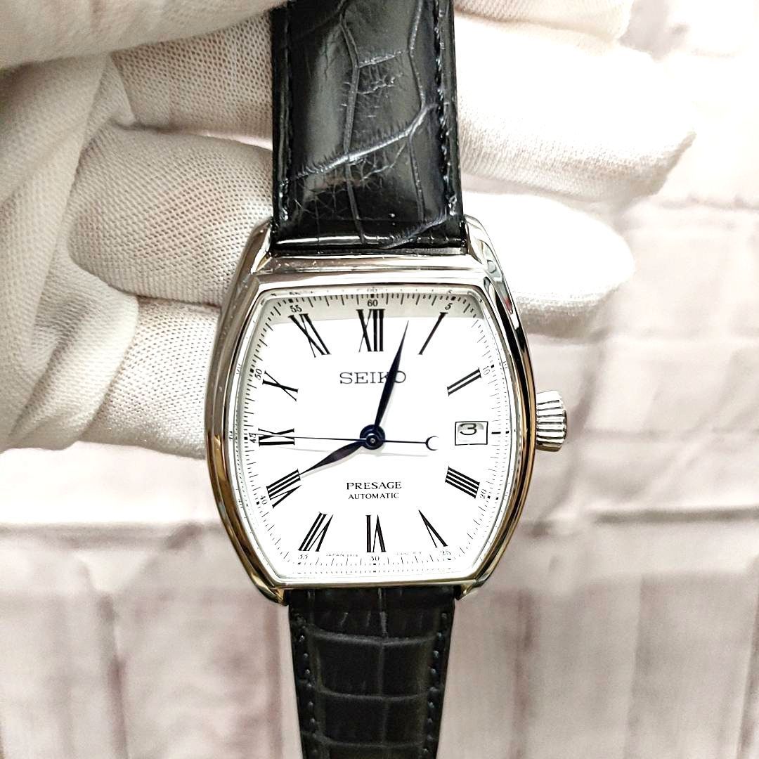 美品】SEIKO プレサージュ SARX051 自動巻き メンズ 白文字盤 - メルカリ