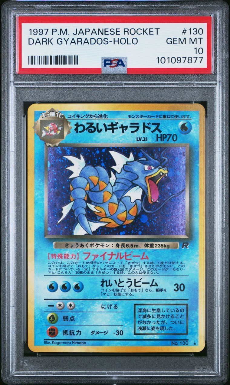 ☆PSA10 【ARS8】わるいギャラドス Dark Gyarados キラ ホロ 旧 ☆PSA10 【ARS8】わるいギャラドス Dark Gyarados キラ ホロ 旧