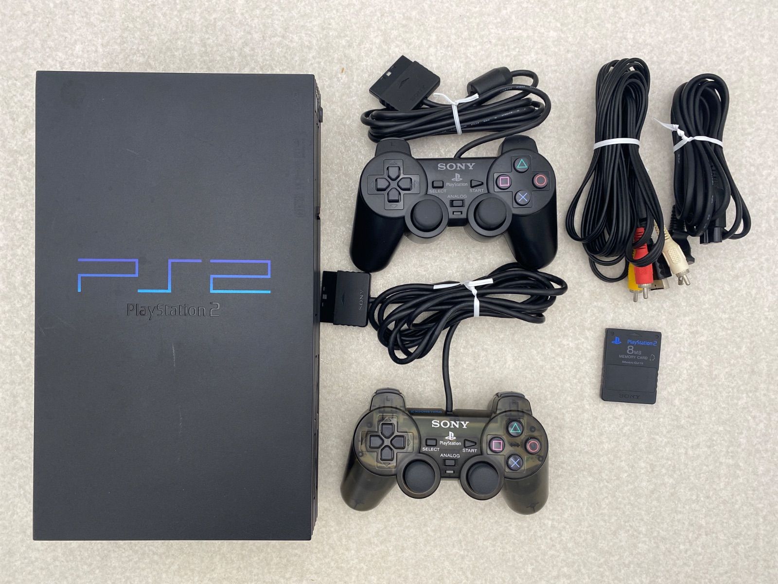 セット売り☆プレイステーション2 本体 コントローラ2個 メモリー