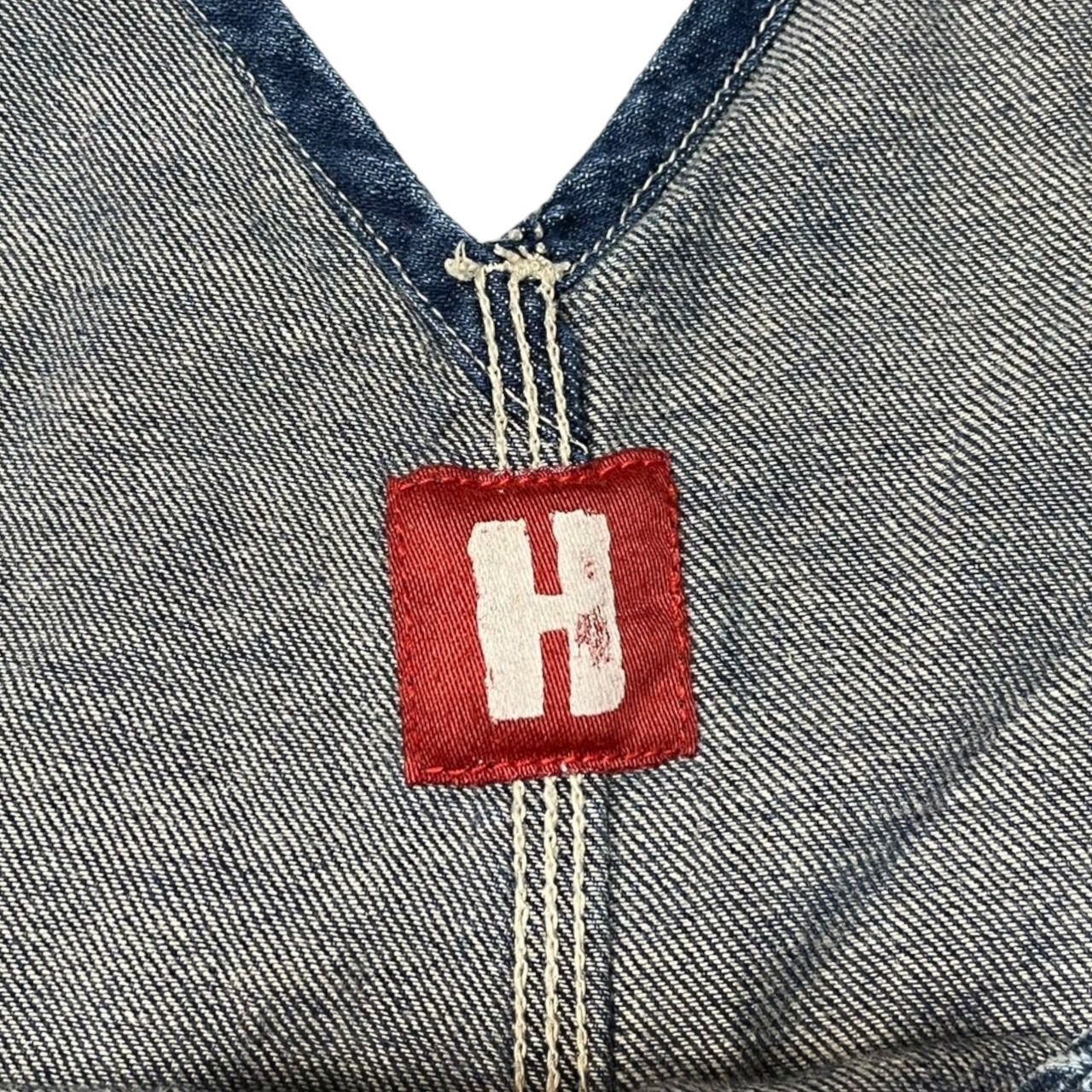 ヒステリックグラマーオーバーオール HYSTERIC GLAMOUR(ヒステリックグラマー) 00's Lame logo denim