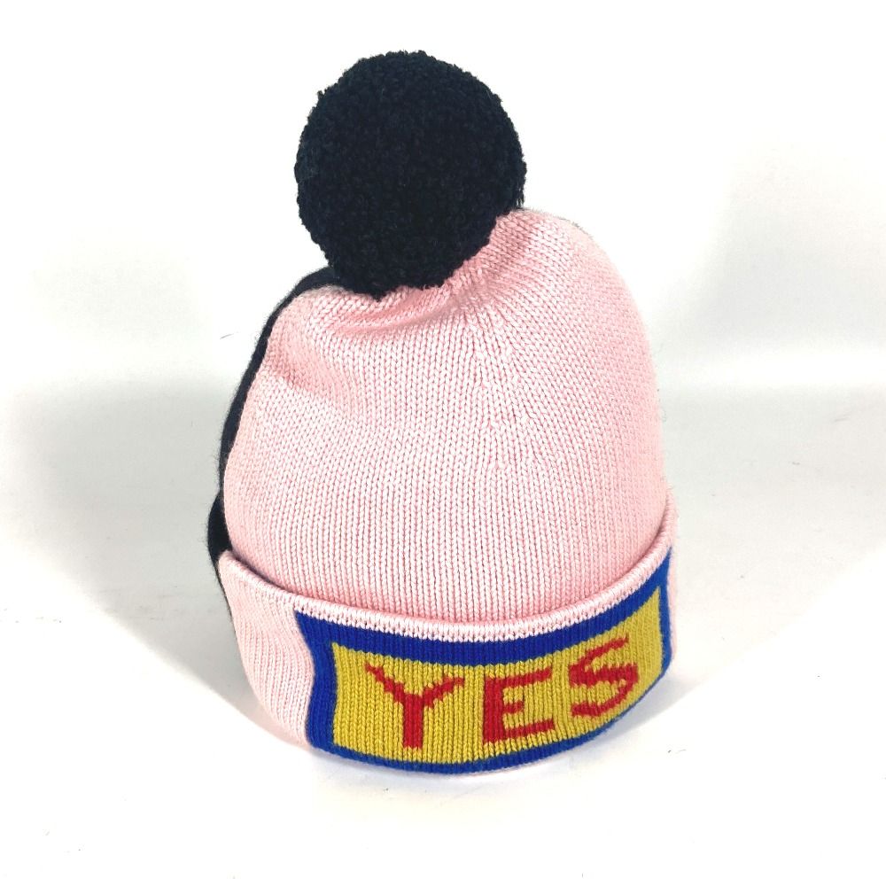 FENDI フェンディ ニット帽 ロゴ FXQ056 ウール - メルカリ