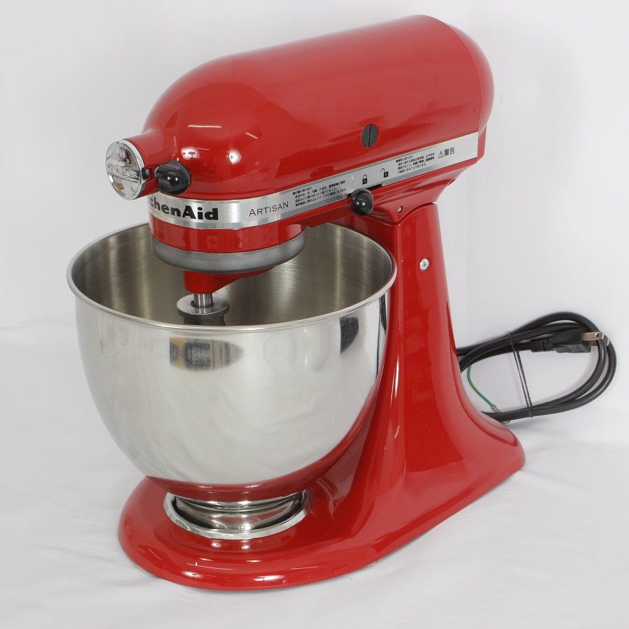 美品】キッチンエイド アルチザン 9KSM162ER レッド 4.8L スタンド 