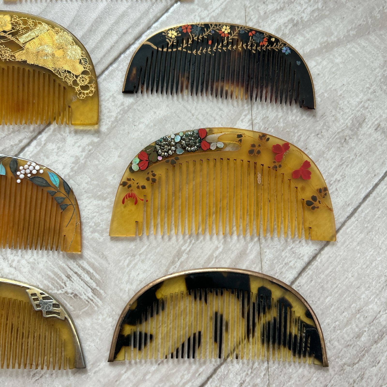 くし 櫛 かんざし 簪 セット 箱付き 骨董品 コレクション