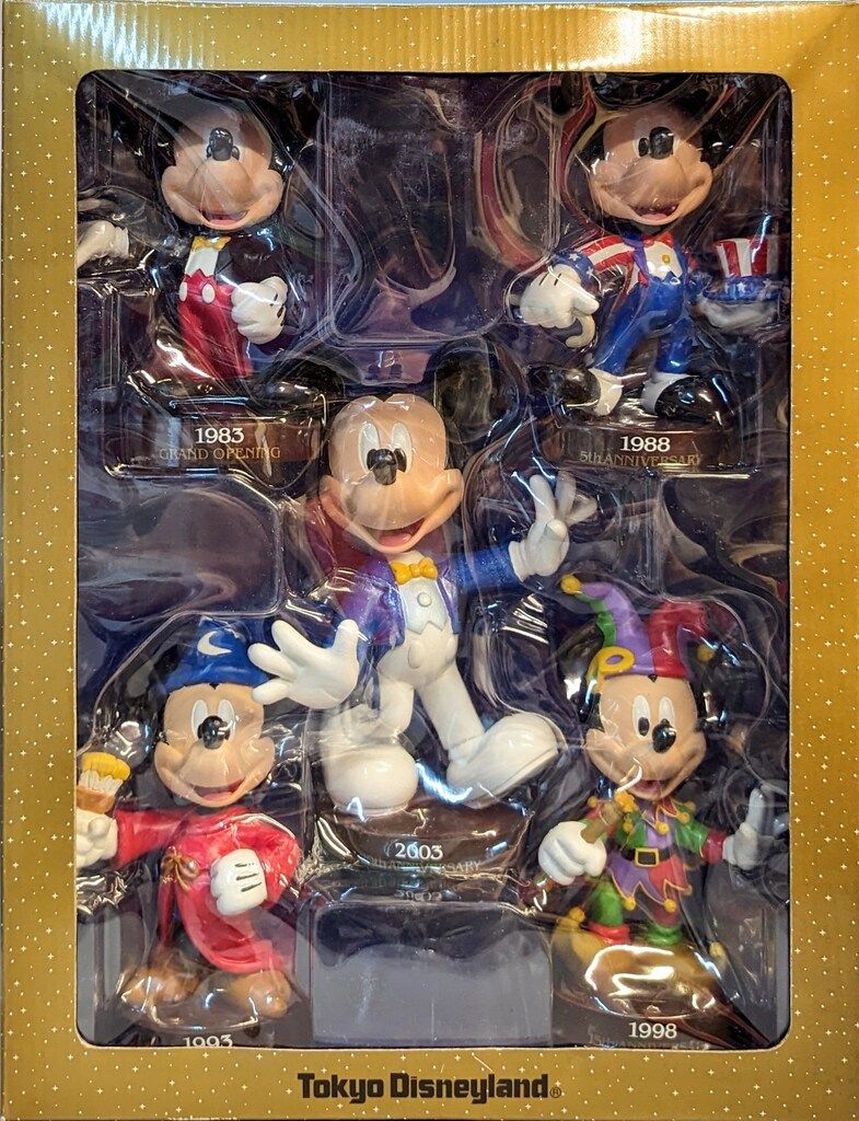 東京ディズニーランド 首振り人形セット ミッキー TDR20周年