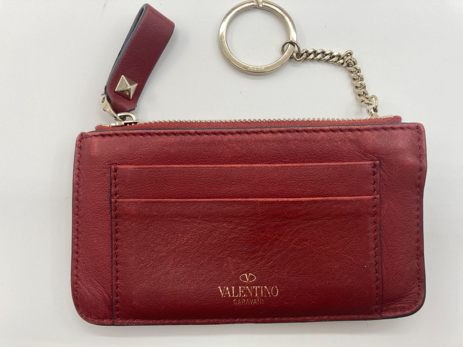 希少！　VALENTINO バレンティノ　コインケース　小銭入れ　レッド　赤☆ レッド（赤）系 VALENTINO(ヴァレンティノ) コインケース・小銭
