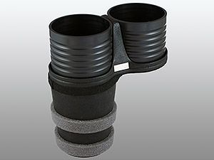 日本製 MINI ミニ F65|F66|F67 フロントポケット対応 ALCABO アルカボ ドリンクホルダー ブラックカップ AL-T107B