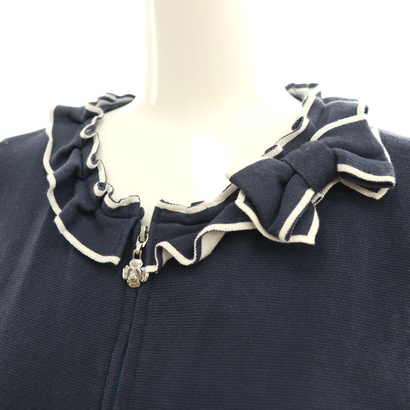 エムズグレイシー M'S GRACY カメリアジップ フリル