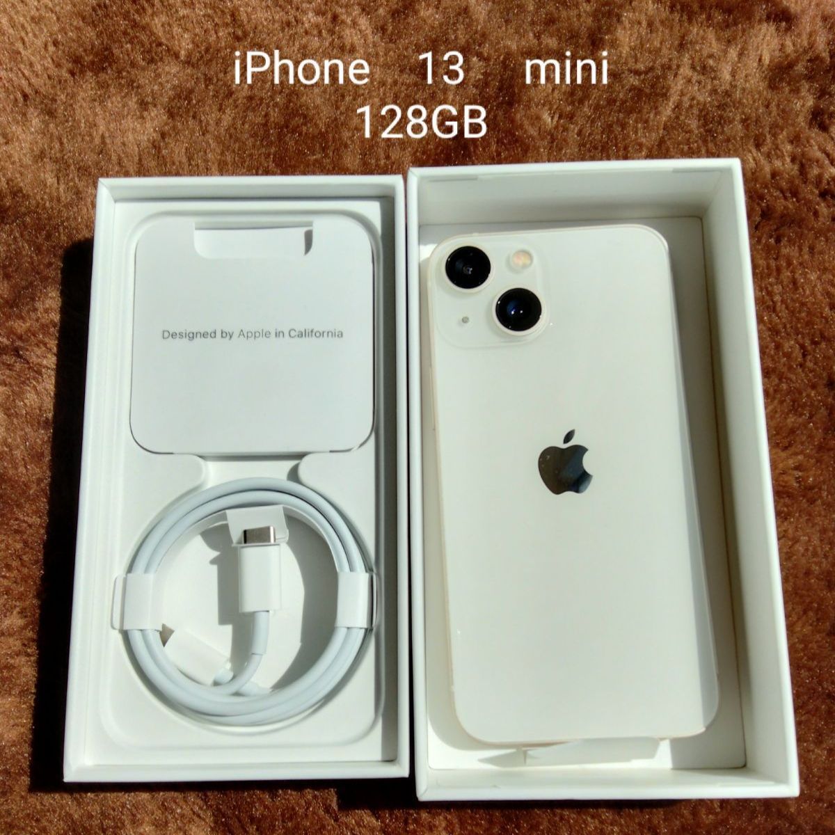 iPhone　13 mini 128GB 白　新品同様