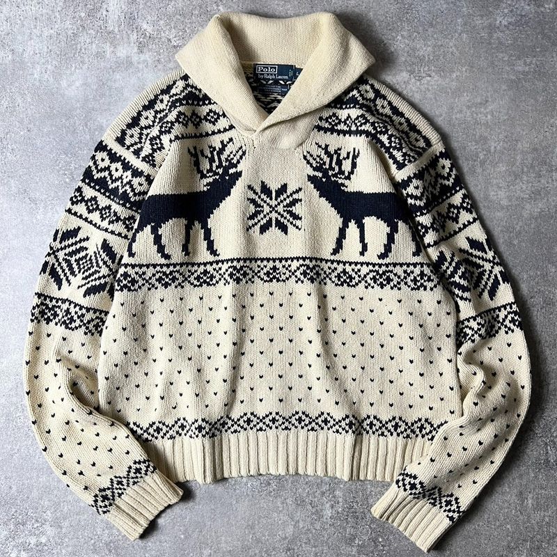 Polo by Ralph Lauren ニット カシミヤ ラビットヘア L Polo by Ralph Lauren ニット カシミヤ ラビットヘア L
