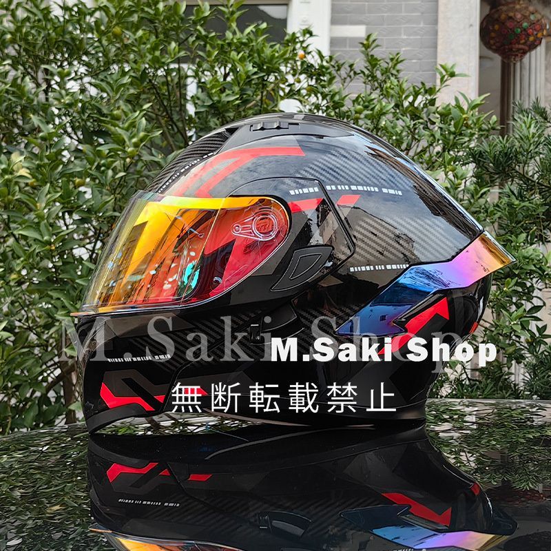 バイクヘルメット DOT/ECE承認 フルヘルメット フリップアップ フェイスシールド付き フルヘルメット 耐衝撃性 フルフェイスヘルメット ブラック＆レッド .