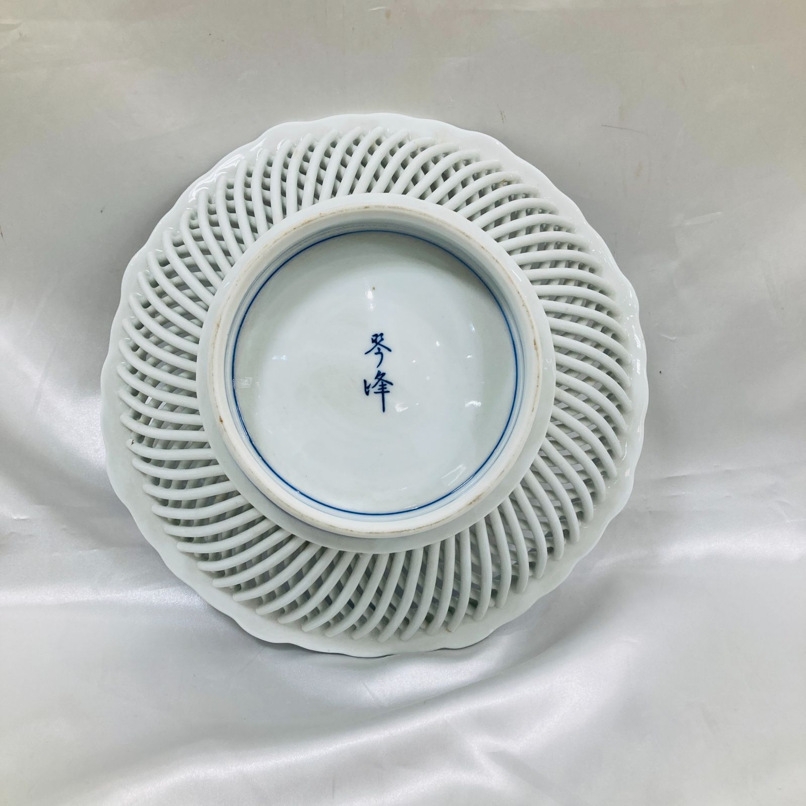 A【保管品】有田焼 翠峰 翠峰窯 菓子器 皿 器 高級 料亭 宿 和食 和