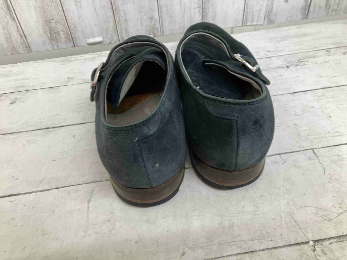 ALDEN 17031F スエード モンクストラップ ネイビー その他ドレス