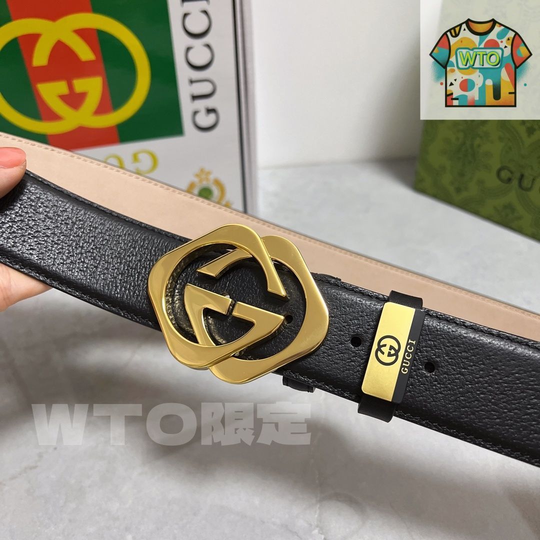 美品 GUCCI ベルト バックル2個付き GUCCI グッチ ビジネスベルト02-1-II07 - メルカリ
