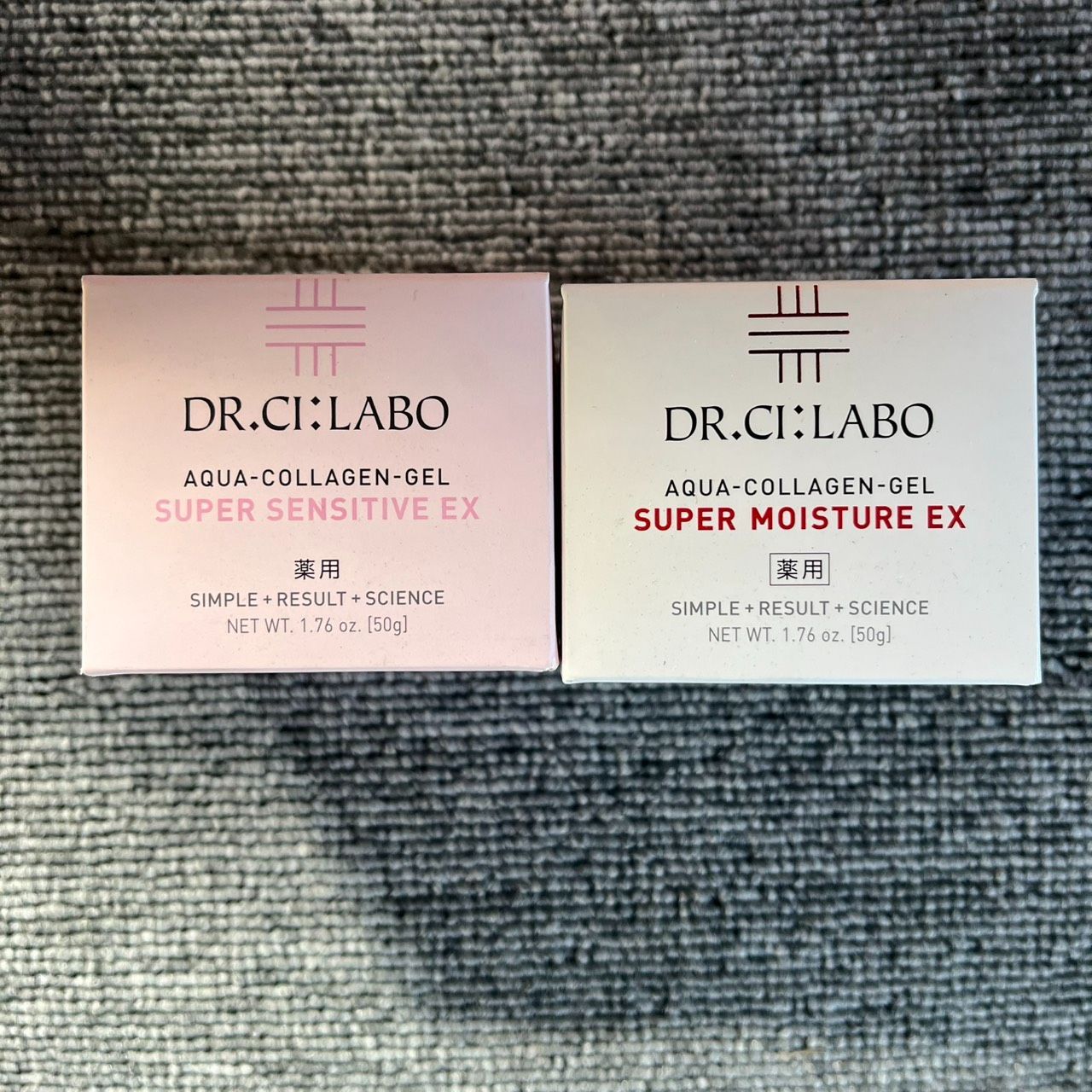 ドクターシーラボ 薬用アクアコラーゲンゲル スーパーモイスチャーEX＆スーパーセンシティブEX 50g×2個セット