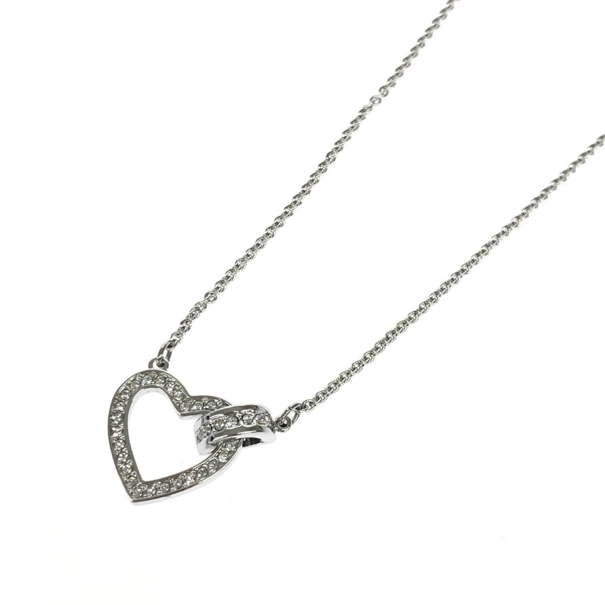 美品 SWAROVSKI スワロフスキー ネックレス 5636444 シルバーカラー 