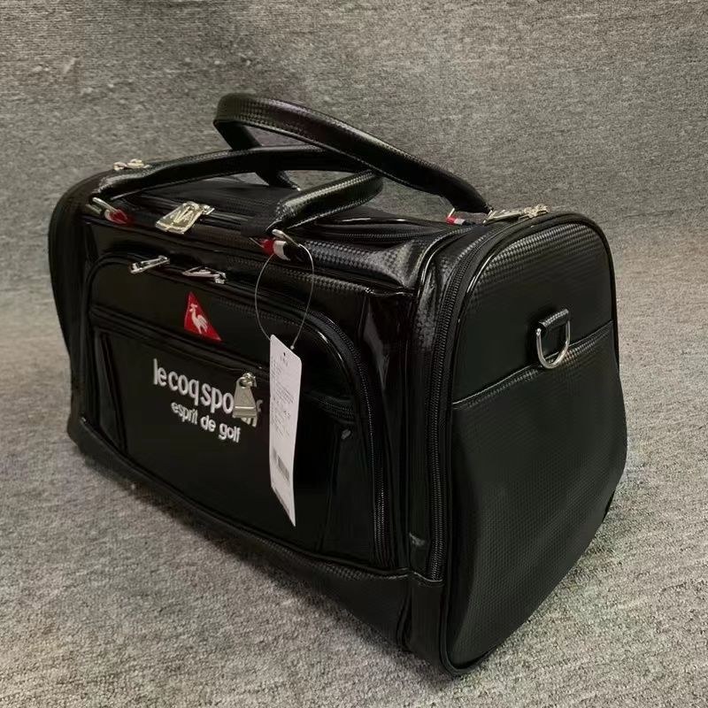 新品 ルコックゴルフシューズ収納ポケット付きボストンバッグ