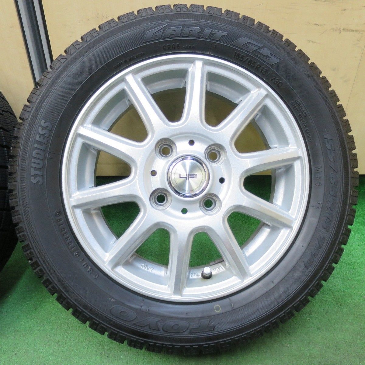 155/65R13 バリ溝　4本セット　 軽自動車、コンパクトカーサイズ MAXTREK 155/65R13 ホイールが選べる 軽自動車用サマータイヤ