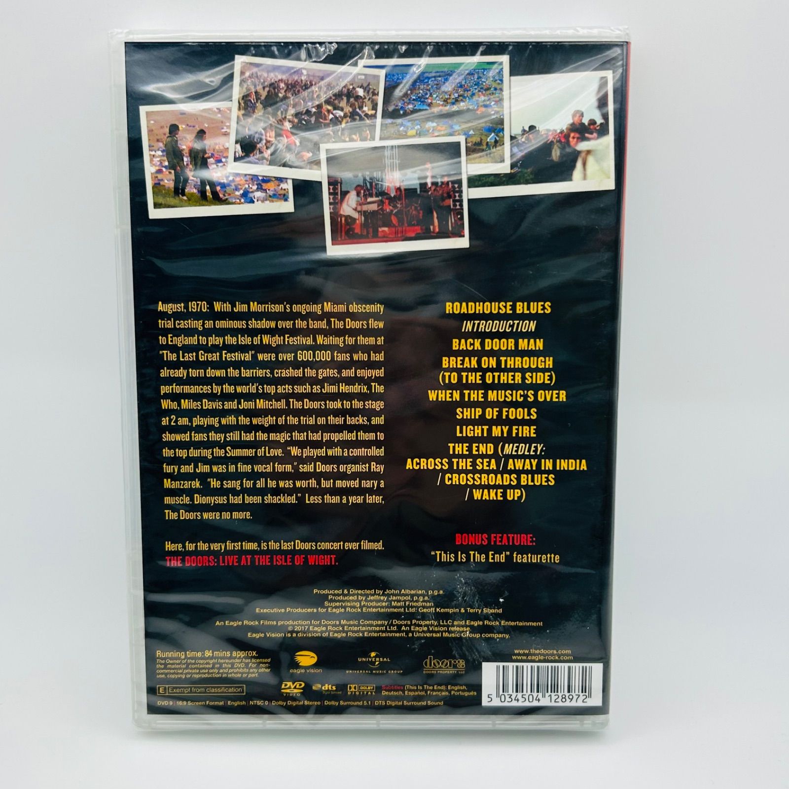 The Doors: Live at the Isle of Wight Festival 1970 DVD 【輸入盤