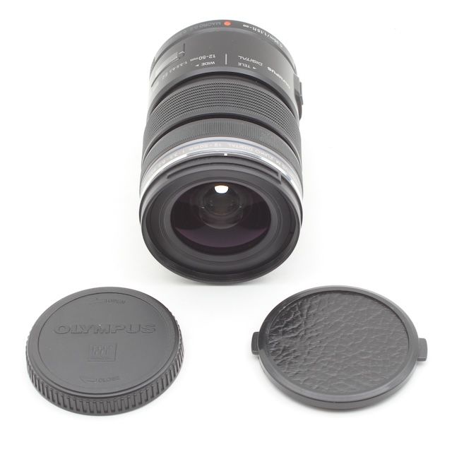 ＜良品＞オリンパス OLYMPUS M.ZUIKO DIGITAL ED 12-50mmF3.5-6.3 EZ BLK ブラック