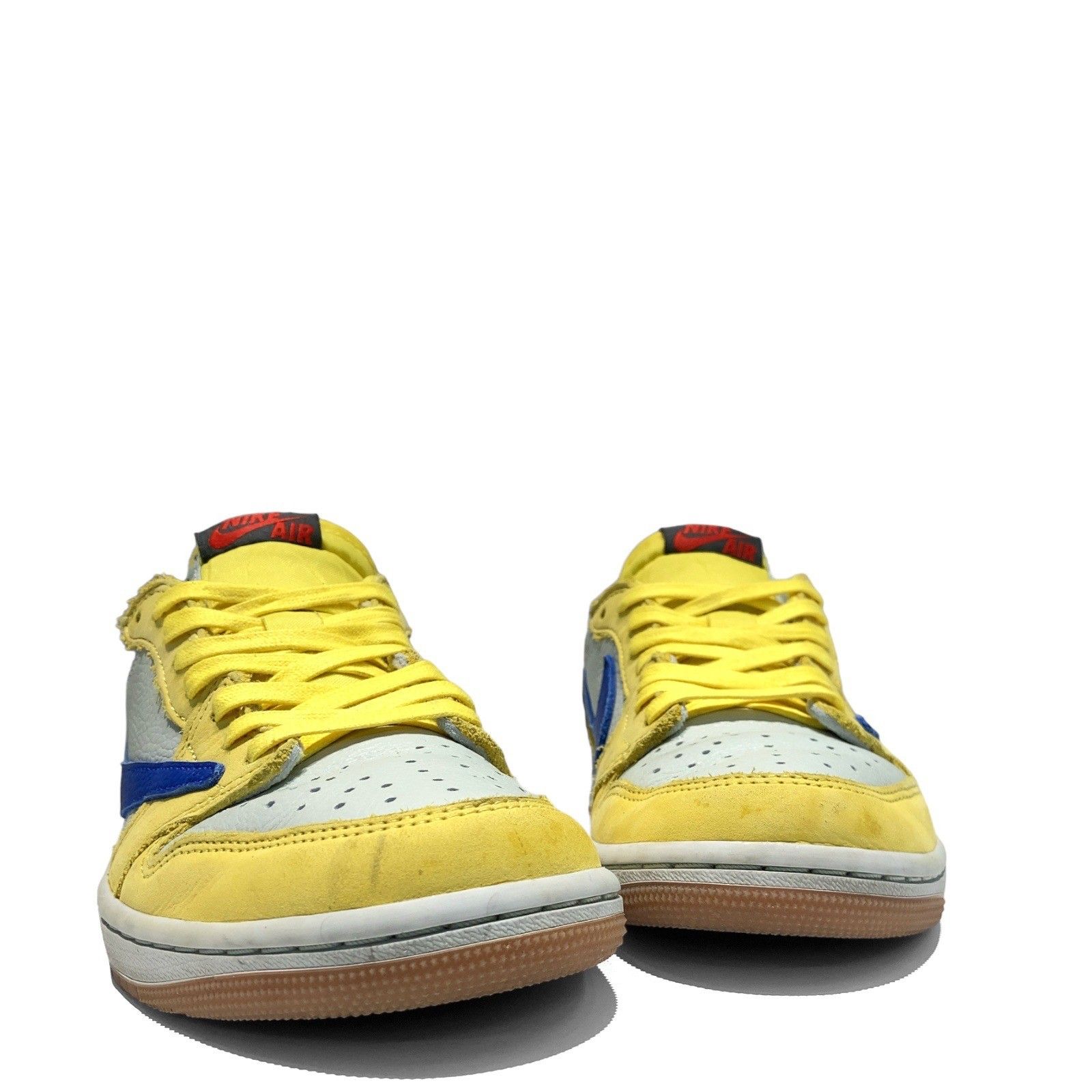 NIKE (ナイキ) × Travis Scott (トラヴィススコット) WMNS Air Jordan 1 Retro Low OG Canary DZ4137-700 エアジョーダン1 レトロ ロー カナリー 25.5cm イエロー /036