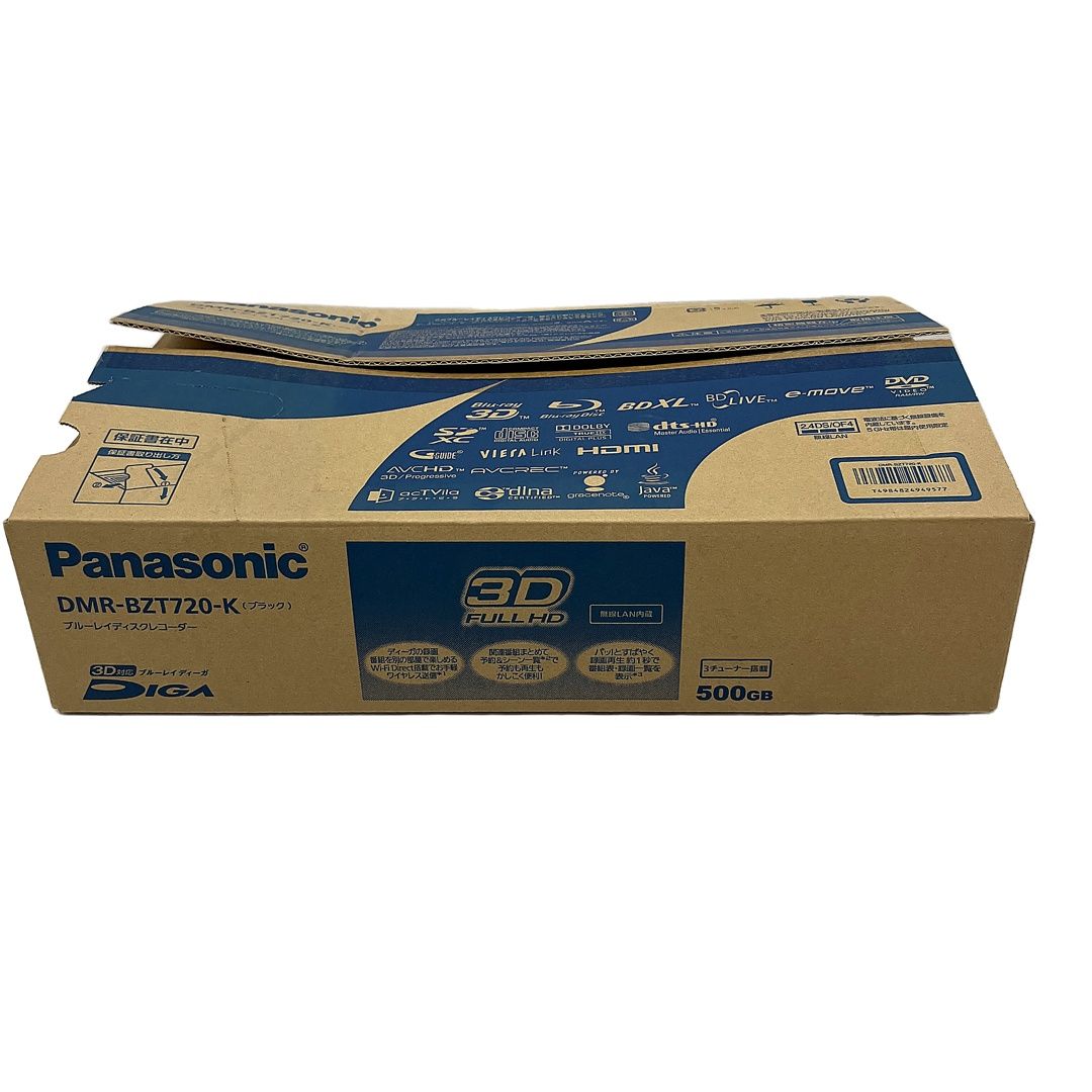  Panasonic DMR-BZT 720-K ディーガ ハイビジョン ブルーレイレコーダー 2012年製 家電 映像 パナソニック ブルーレイレコーダー レコーダー