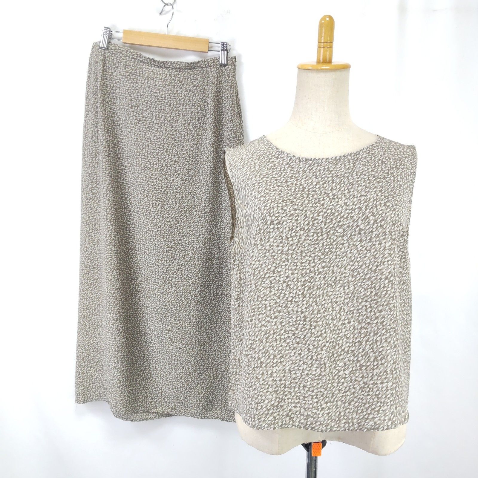 正規品 イタリア製 MaxMara シルク100% 白タグ アート柄 チュニック 美品/イタリア製☆MAX MARA/マックスマーラ☆白タグ/100%シルク