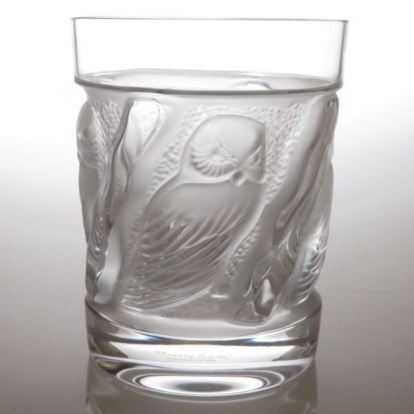 ラリックショットグラス梟 Lalique(ラリック) ショットグラス フクロウ（Yahoo