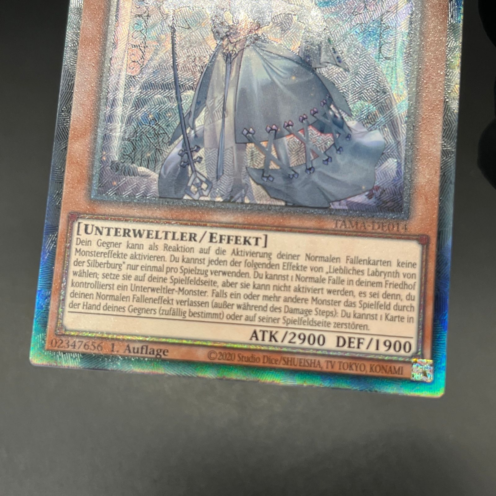 遊戯王 白銀の城のラビュリンス/コレクターズレア/ドイツ/1st/EU版 A