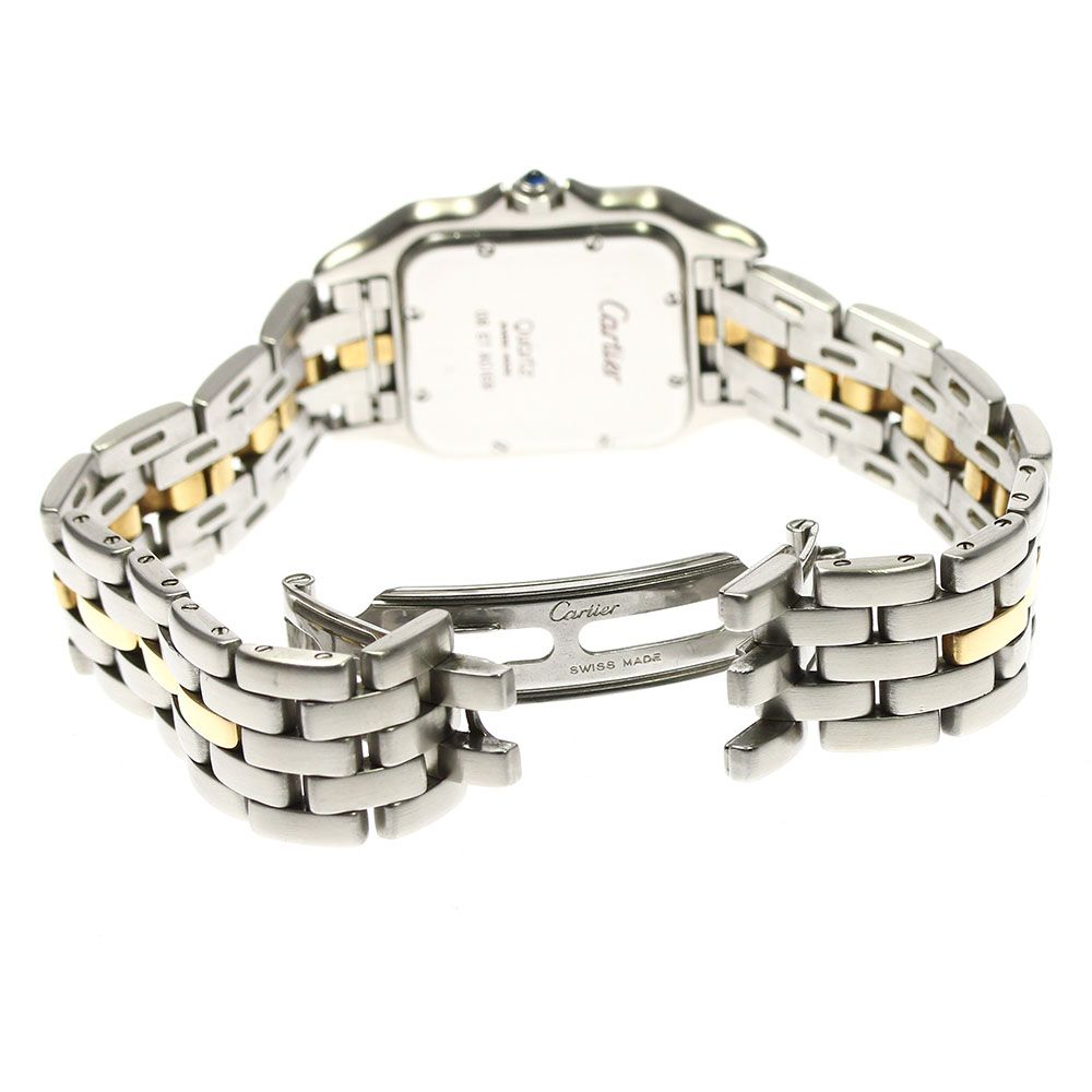 カルティエ CARTIER パンテールLM 1ロウ デイト クォーツ メンズ良品_