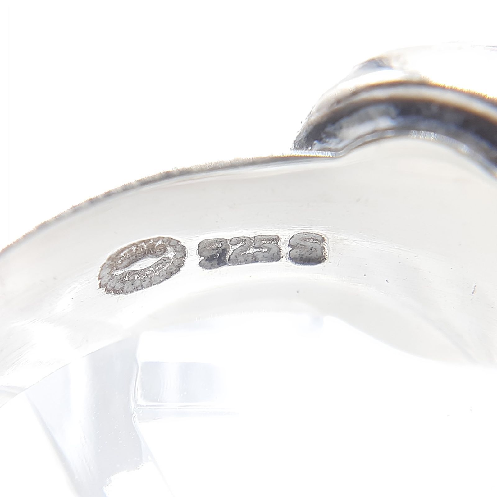18K x 925 シルバー ゴールド ルビー 多石リング ング Silver GEORG JENSEN ジョージジェンセン リング SILVER 925 シルバー