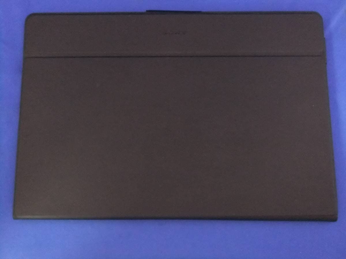 ソニー Xperia Z4 Tablet用スタンド機能付カバー ブラック