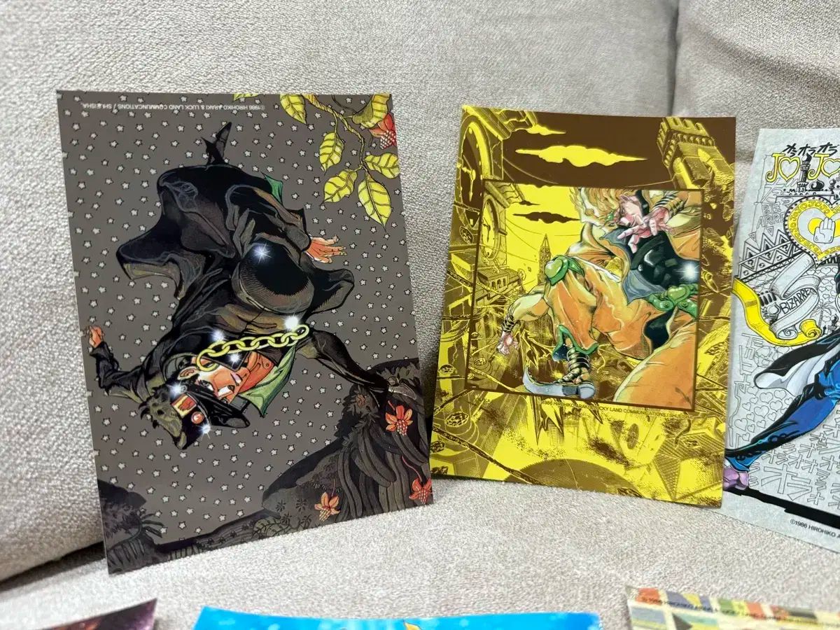 ジョジョの奇妙な冒険 3 富 韓国 初版 特典 原画 ポストカード ポスター