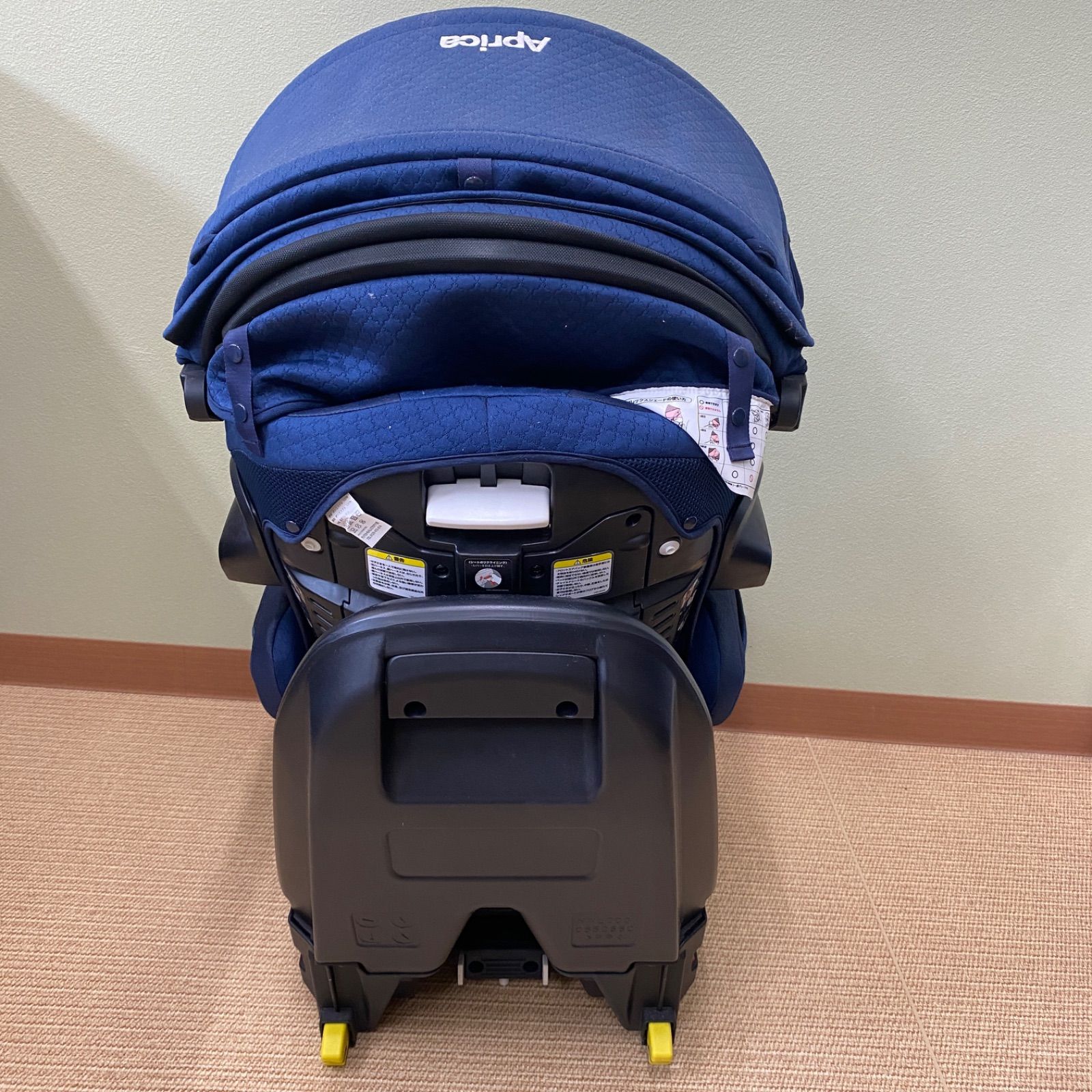 【美品】Apricaフラディア グロウ ISOFIX スタンダード　ネイビー フラディア グロウ ISOFIX 360°セーフティー AB | ベビーカー