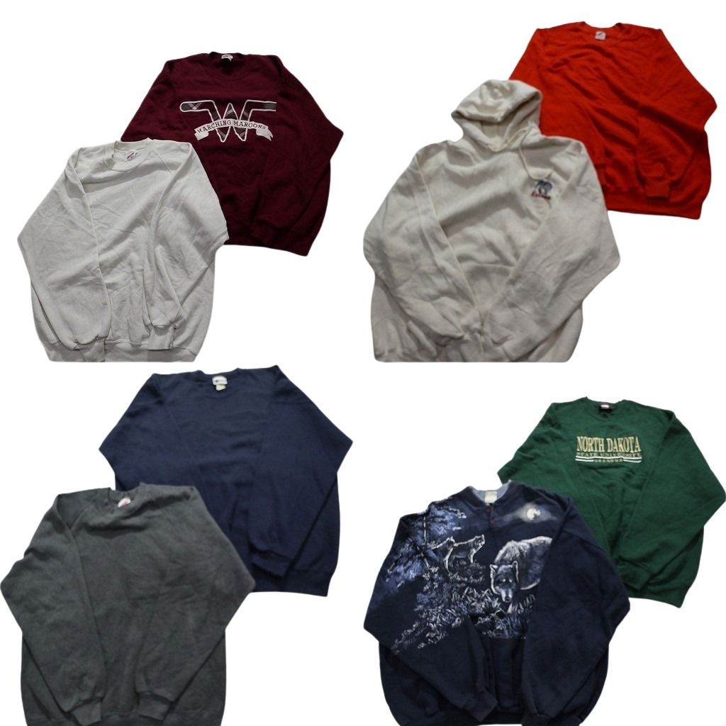 古着卸 まとめ売り USA製 スウェット 8枚セット (メンズ XL /2XL
