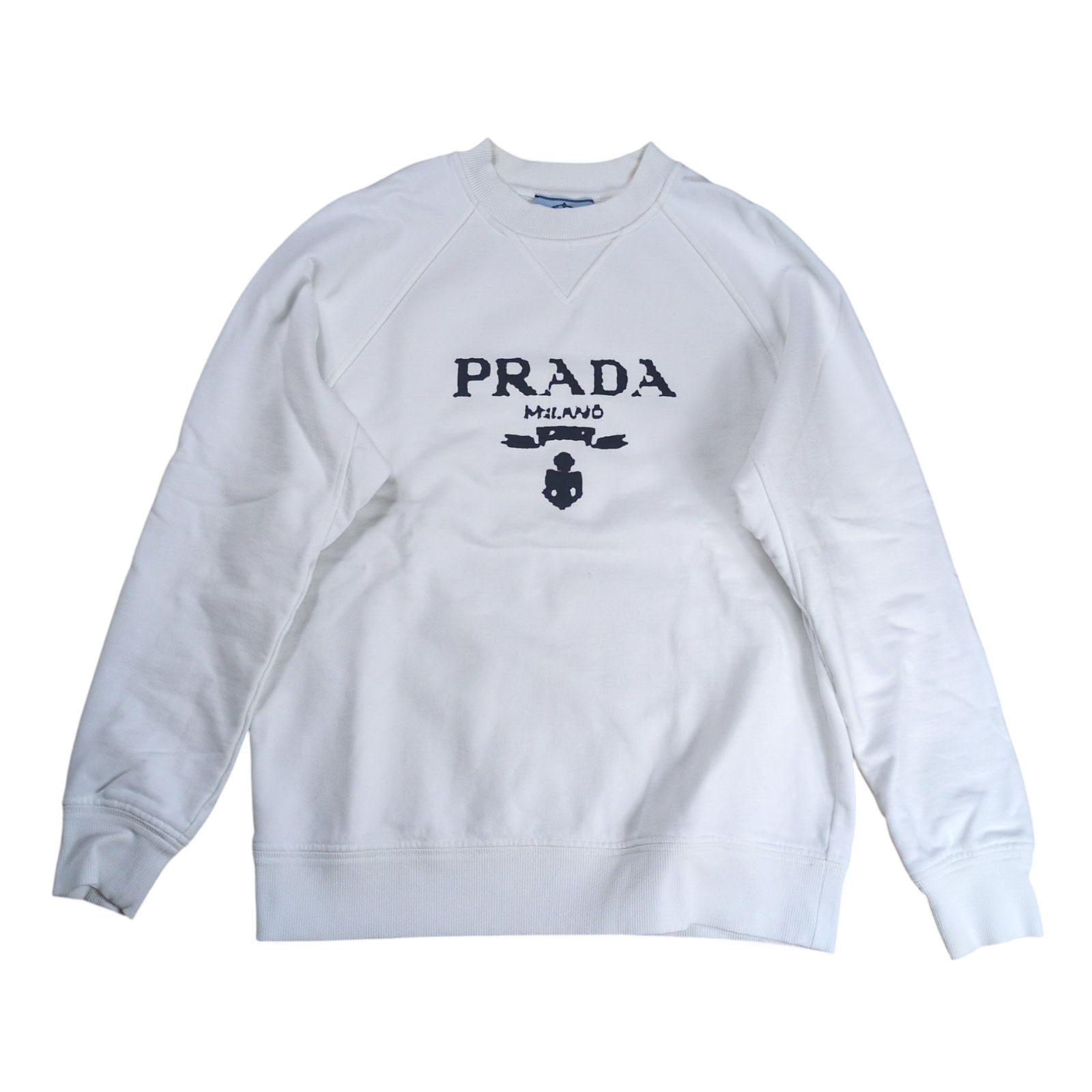 PRADA Logo Printed Oversized Sweatshirt