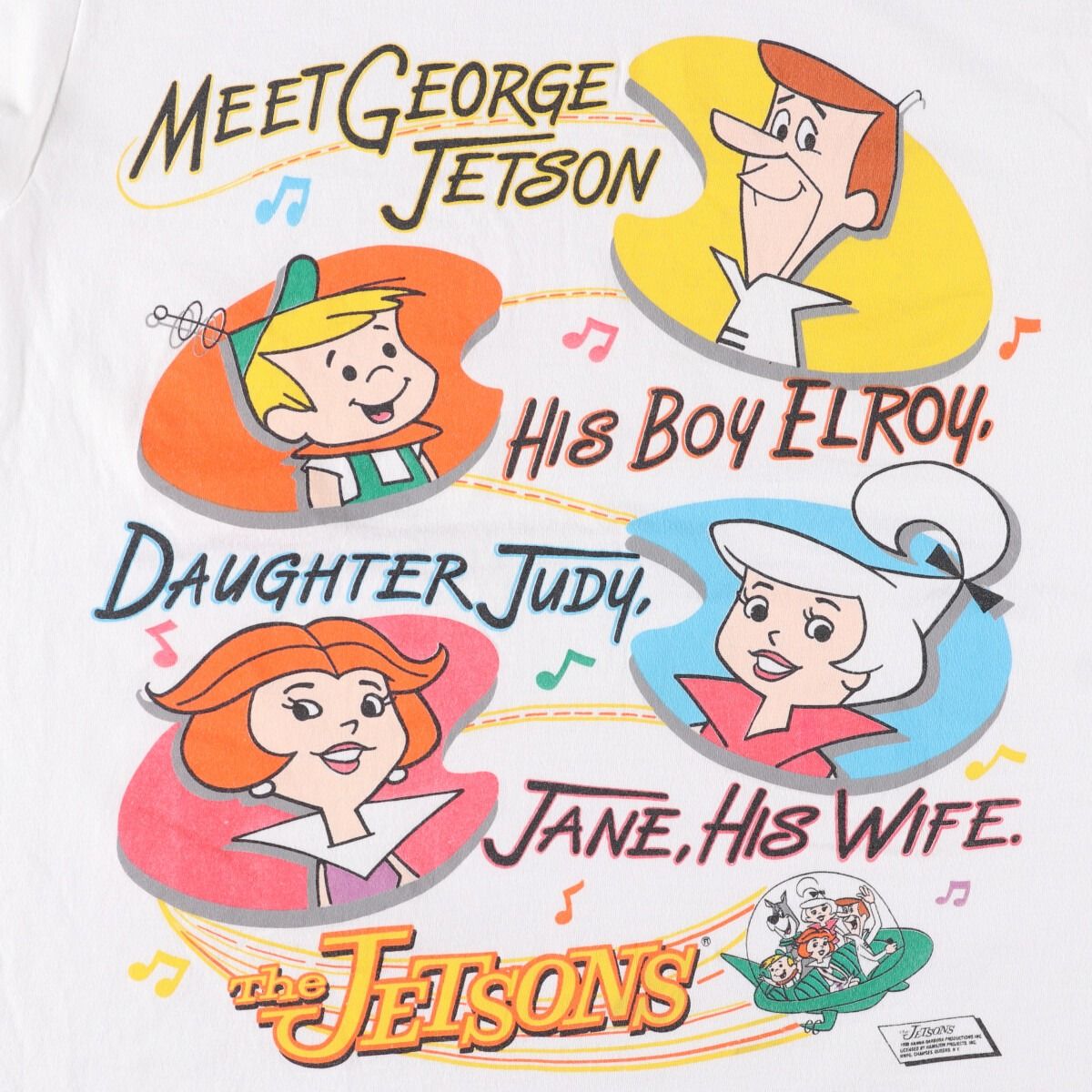 古着 90年代 THE JETSONS 宇宙家族ジェットソン キャラクタープリントT
