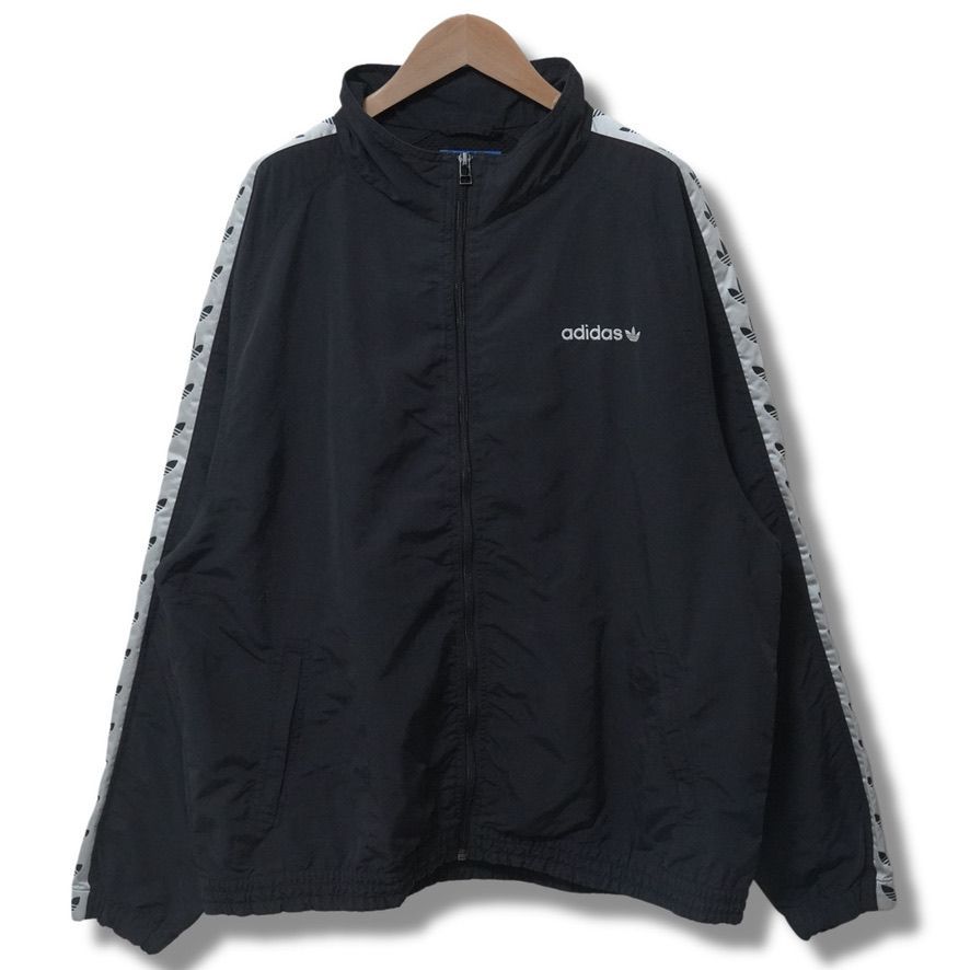 アディダス オリジナルス ナイロンジャケット XL ブラック 00s